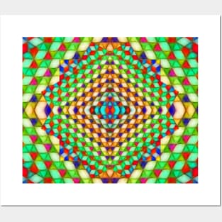 Op art pattern Posters and Art